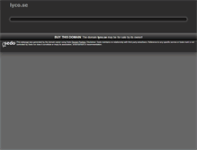 Tablet Screenshot of lyco.se